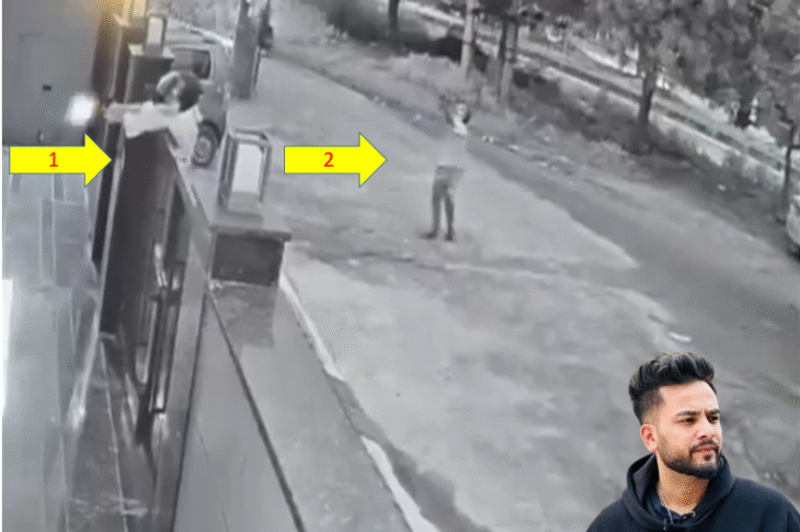 Gangster behind firing