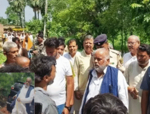 Nalanda Attack On Minister 