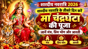 नवरात्रि का तीसरा दिनमां चंद्रघंटा की पूजा, मंत्र और भोग